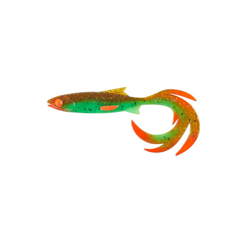 Bild von BALZER Shirasu Reptile Shad UV Booster 7cm 1,5g Chartreuse Motoroil...