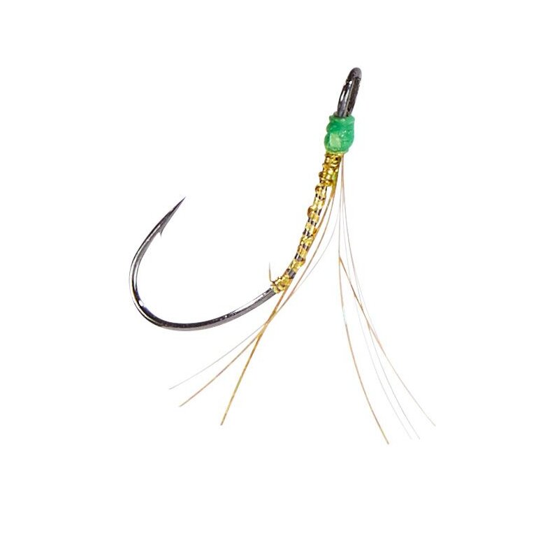 Bild von BALZER Trout Attack Spoon Haken mit Glitter Gr.6 Gold Glitter