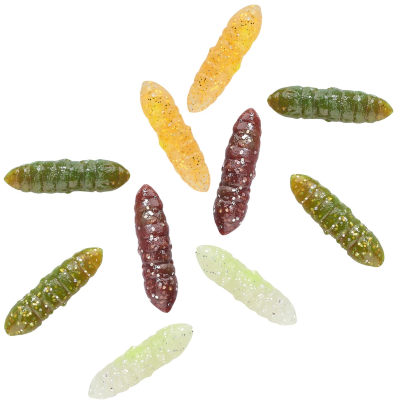 Bild von BALZER Trout Collector Series Larva Set Mix 1 Knoblauch 5cm...