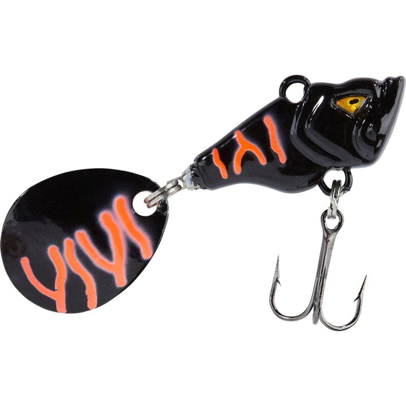 Bild von BALZER Colonel Spin Buddy Evil Eye 3,3cm 17g Black Albino