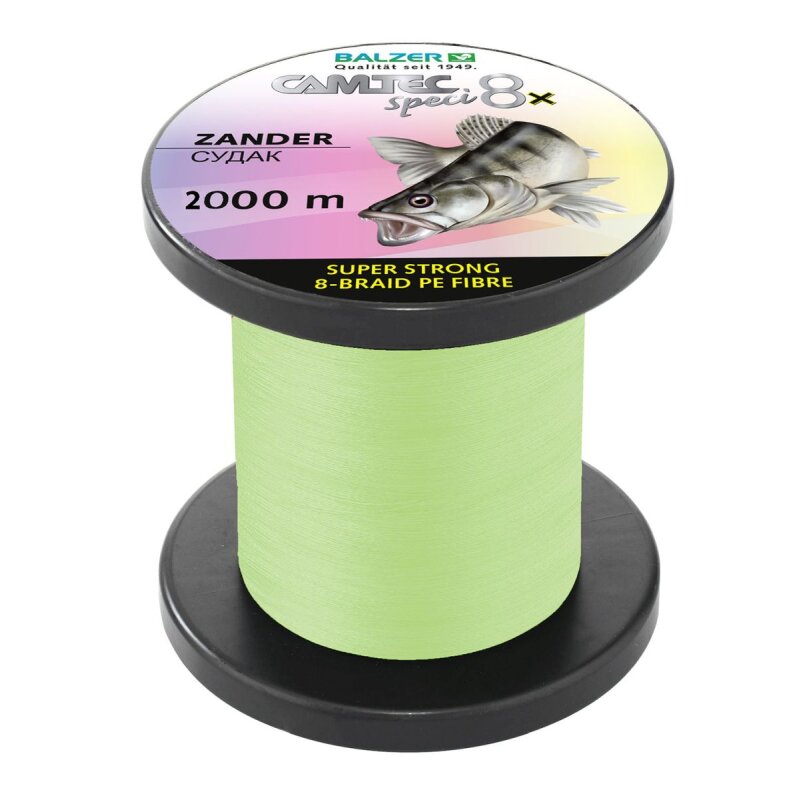 Bild von BALZER Camtec Speci 8x Zander 0,14mm 9,5kg 2000m Chartreuse