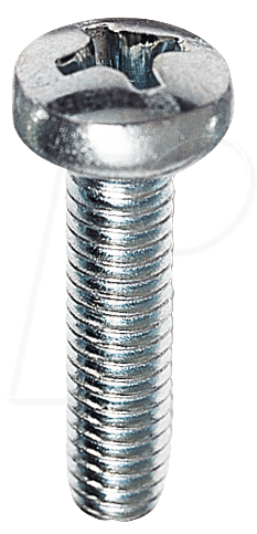 Bild von SKL M6X50-50 - PAN Head Schrauben, Kreuzschlitz, M6, 50 mm, 50 Stück