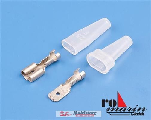Bild von Krick ROMARIN Stecker/Buchse Faston 6,3 mm isoliert (6 Paar) / ro4039