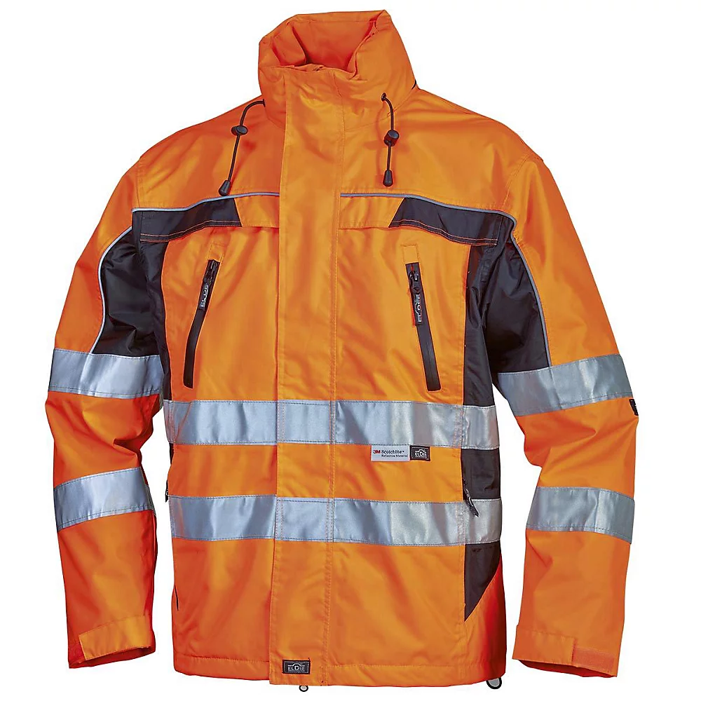 Bild von L+D ELDEE 40899-L Warnjacke Tambora leuchtorange/schwarz Kleider-Größe: L EN ISO 20471:2013, Klass