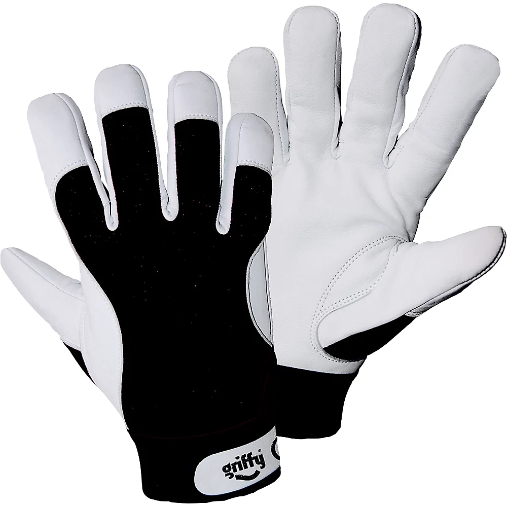Bild von Griffy L+D 1707-9 Nappaleder Montagehandschuh Groeße (Handschuhe): 9, L EN 388, EN 511 CAT II 1 Pa