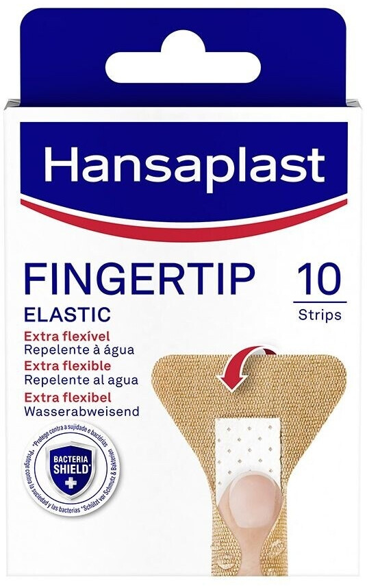 Bild von Beiersdorf AG Eucerin Wundpflaster HANSAPLAST Elastic Fingerkuppen Pflasterstrips, 10 Stück (10x Fingerkuppenpflaster)