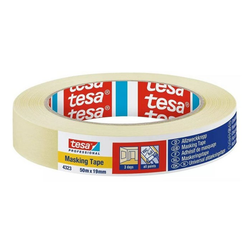 Bild von tesa Klebeband Allzweckabdeckband tesakrepp 4323 - Vielseitige Lösung für verschiedene Anwendungen