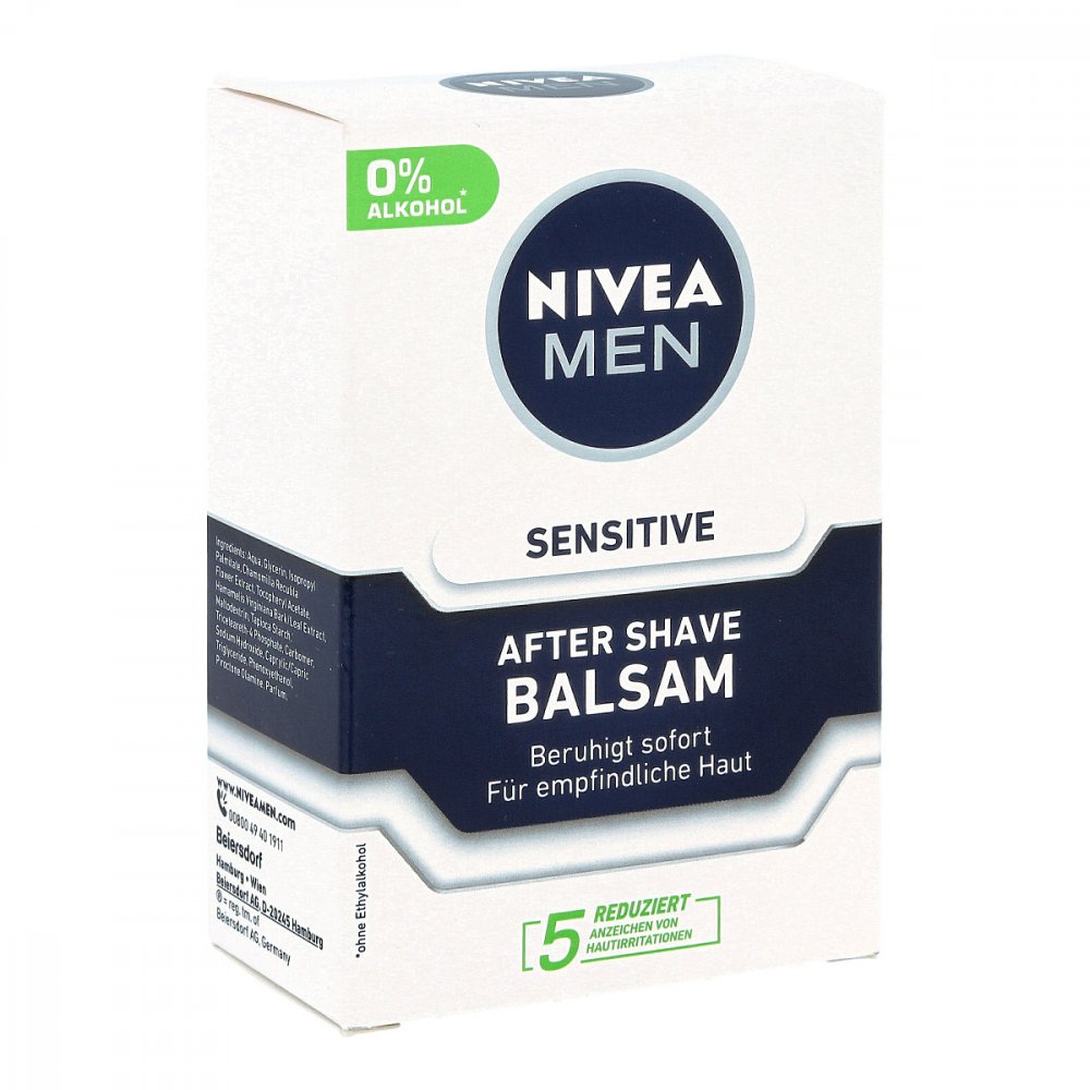 Bild von Nivea Körperpflegemittel Men Sensitive Aftershave Balsam für empfindliche Haut 100ml