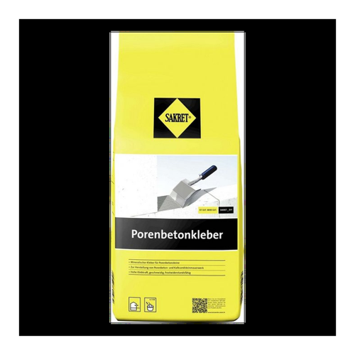 Bild von Sakret Porenbetonkleber 5 kg – Der optimale Montagekleber für Plansteine