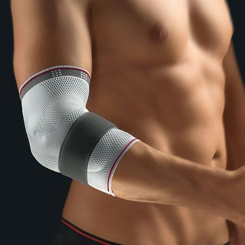Bild von Bort Select EpiPlus Ellenbogenbandage XXS silber 1 Stück - Zur Stabilisierung