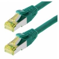Bild von Helos - Patchkabel - RJ-45 (M) - RJ-45 (M) - 3 m - SFTP-Kabel (PIMF) - CAT 6a - Grün