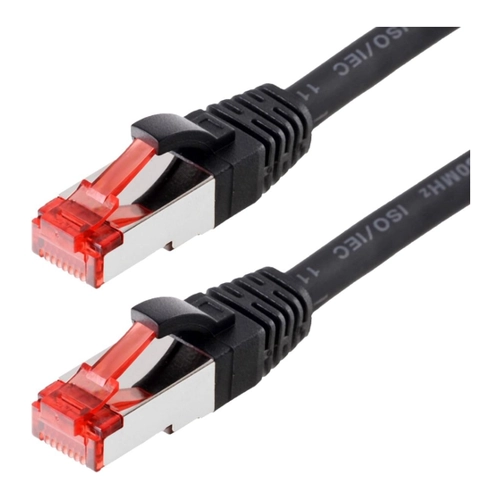 Bild von Helos Patchkabel S/FTP Cat 6 orange 1,0m – Hochwertige Netzwerkverbindung