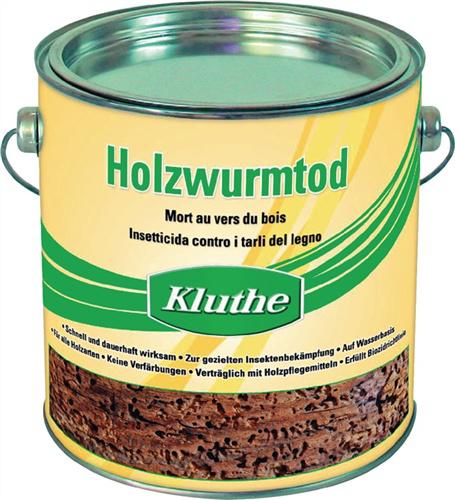 Bild von Kluthe Holzschutzmittel Holzwurmtod farblos 2,5l Dose 031060330000-0204