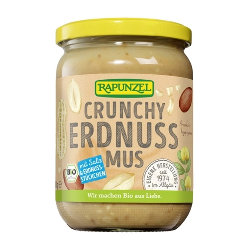 Bild von Erdnussmus Crunchy mit Salz bio (500g)
