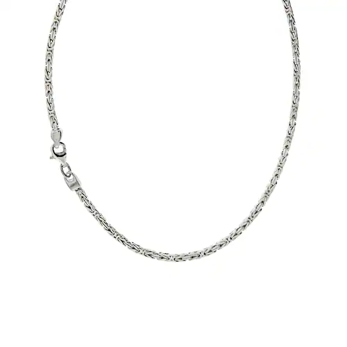 Bild von Zeeme Basic Unisex Collier 925/- Sterling Silber Glänzend weiß 315250038
