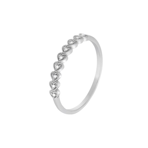 Bild von Diamonds by Ellen K. Damen Ring 375/- Gold Glänzend Brillant weiß 0,04ct. 316370019-2-1