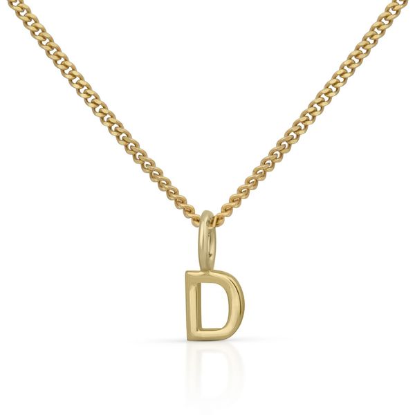 Bild von Orolino Kette mit Anhänger »Gold 375 mit Anhänger 42/45cm lang Buchstabe D«
