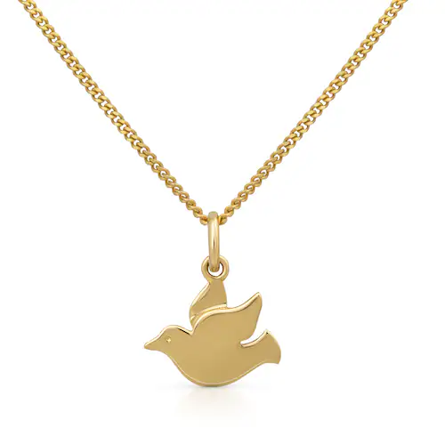 Bild von Orolino Kette mit Anhänger »Gold 585 mit Tauben-Motiv 42/45cm lang«