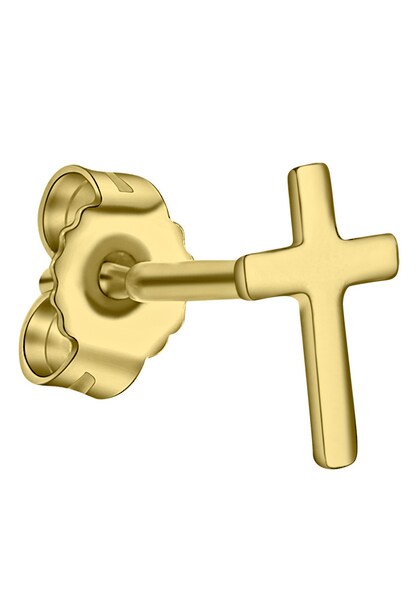 Bild von Firetti Single-Ohrstecker »Schmuck Geschenk Gold 333 Ohrschmuck einzeln Kreuz«