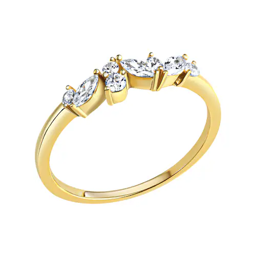 Bild von CELESTA Fingerring »375/- Gelbgold Zirkonia«