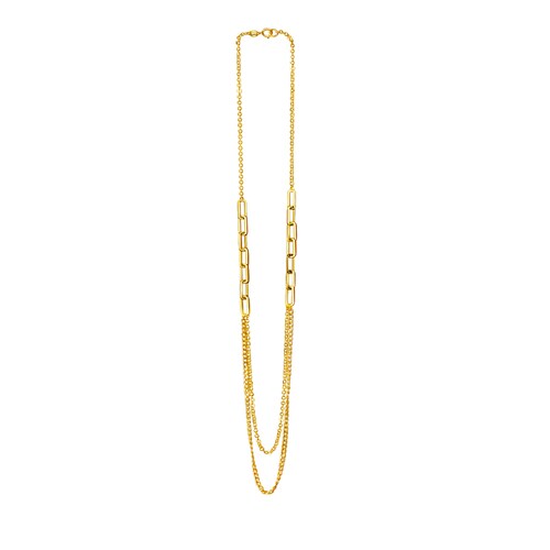 Bild von Vivance Collierkettchen »375/- Gelbgold 2-reihig Kettenmix«