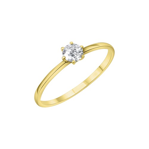 Bild von Vivance Fingerring »375/- Gelbgold Zirkonia«
