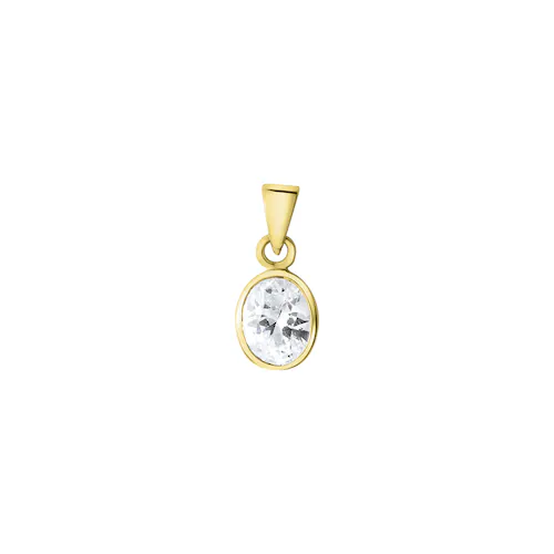 Bild von Vivance Kettenanhänger »375/- Gelbgold Zirkonia«