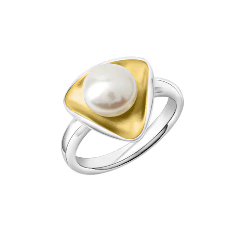 Bild von VANDENBERG Damen Ring, 925er Silber mit Süßwasserperle, BICOLOR