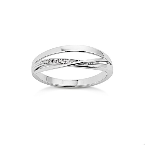 Bild von Orolino Fingerring »Gold 585 mit 6x Brillant zus. 0,03ct.«