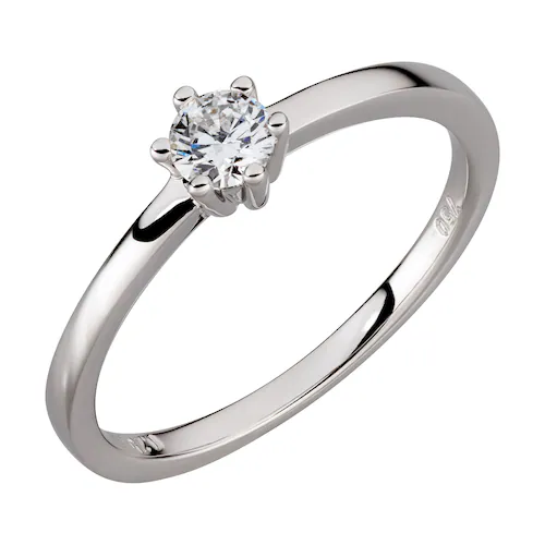 Bild von Orolino Fingerring »Gold 750 mit natürlichem Brillant 0,25ct.«