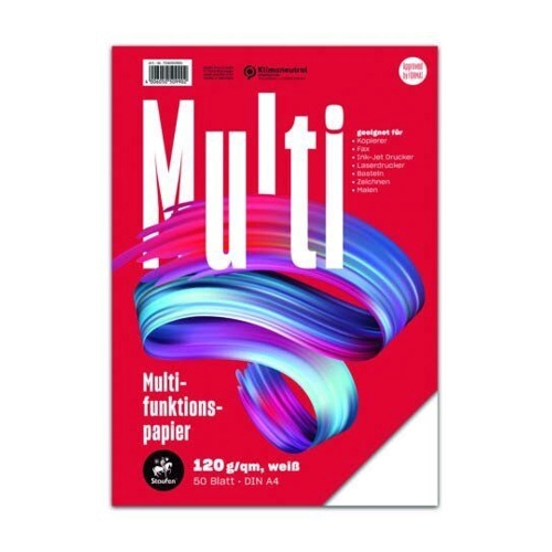 Bild von Multifunktionspapier 7X PLUS - A4, 120 g/qm, weiß, 50 Blatt