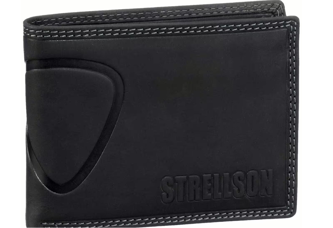 Bild von Strellson, Herren, Portemonnaie, Baker Street - Geldbörse H7, Schwarz