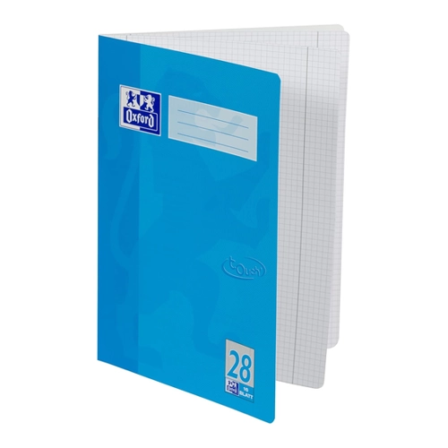Bild von OXFORD Schulheft Schulheft Touch A4 Lineatur 27 16 Blatt 90g/qm Optik Paper koralle, Oxford Schulheft A4, Touch, 16 Blatt, Lineatur 27, liniert, 15 Stück