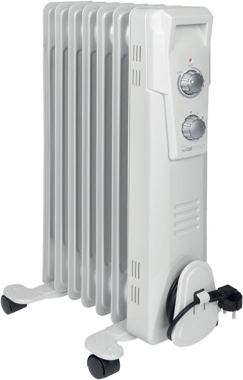 Bild von Clatronic Ölradiator RA 3735 7 Rippen 1500 Watt weiß