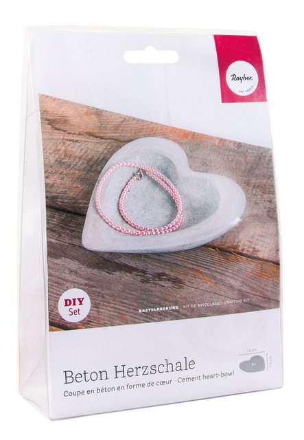 Bild von Rayher Kreativset Herzschale, 250 g