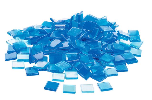 Bild von Rayher Dekoobjekt Mosaik Acrylglassteine Quadratisch (205 St), 205 Stück