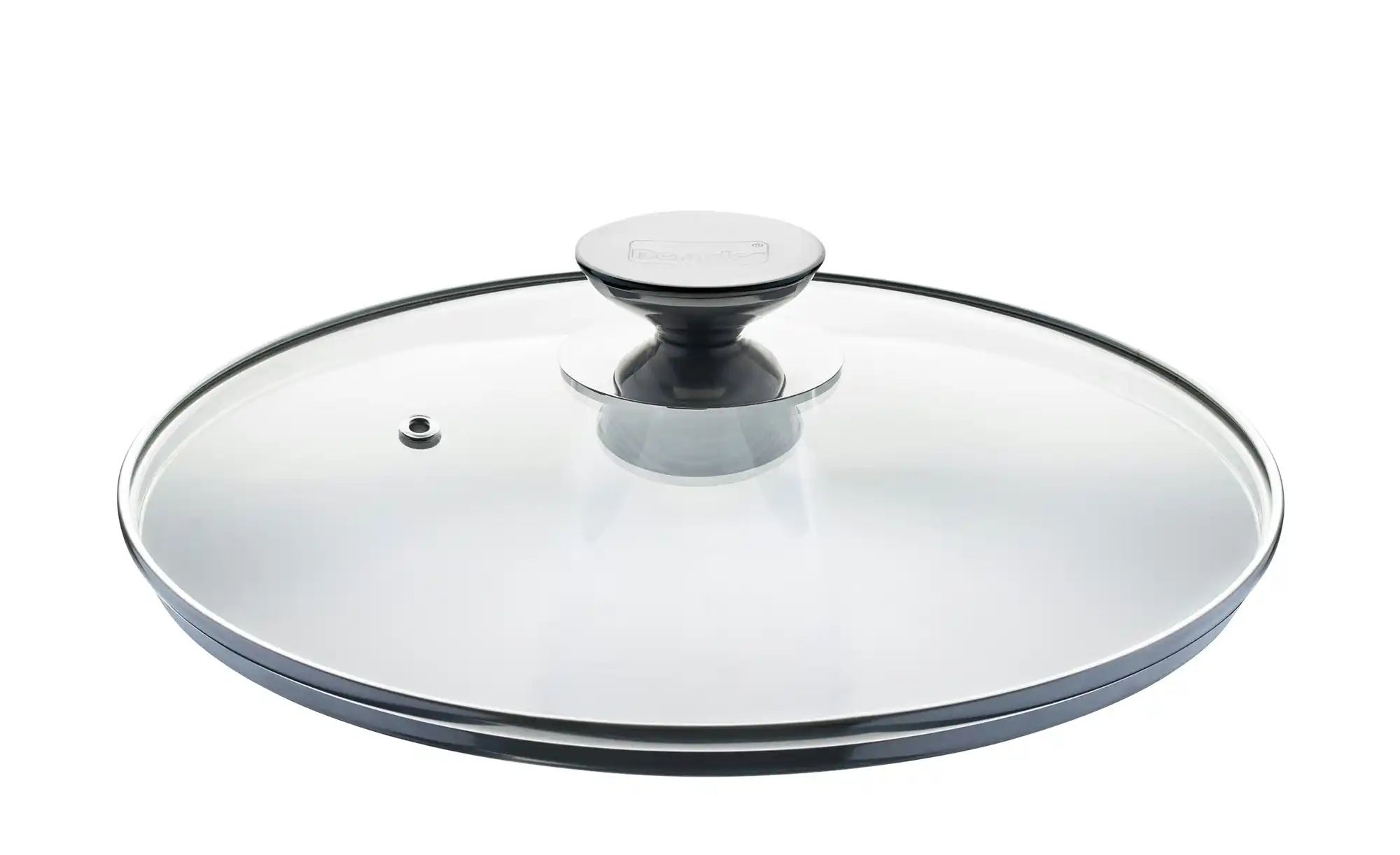 Bild von Berndes 7028 Ersatzdeckel Titanium Special Edition, SignoCAST®, ColorCAST®, Granit 28cm Ø, Glasdeckel, bruchfest & hitzebeständig, Durchsichtig