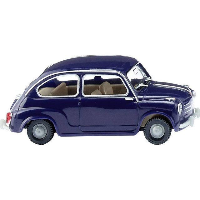 Bild von Wiking 009907 H0 PKW Modell Fiat 600 - dunkelblau