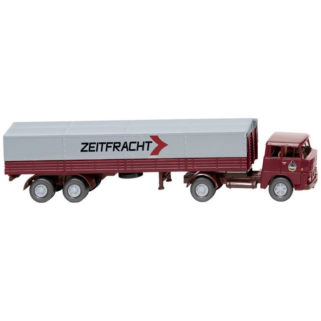 Bild von Wiking Modelleisenbahn-Straße Wiking 051407 H0 LKW Modell Henschel Pritschensattelzug "Zeitfracht