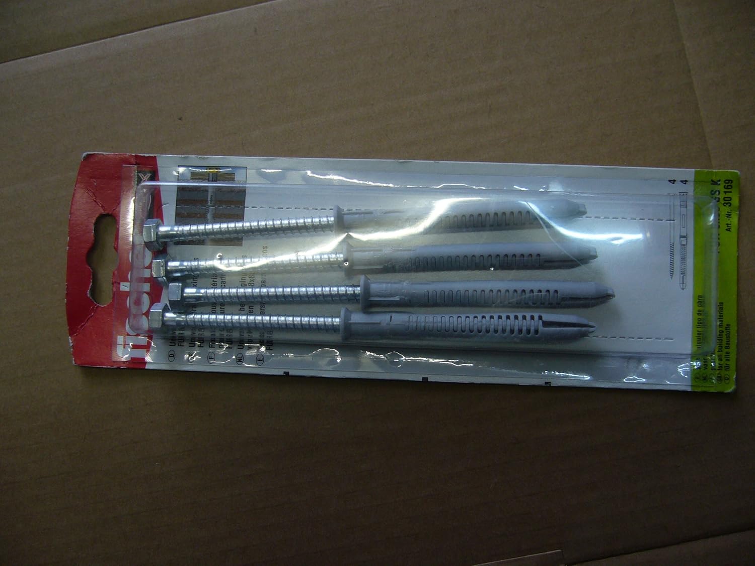 Bild von fischer Schrauben- und Dübel-Set Fischer Langschaftdübel SXRL 8.0 x 80 mm - 4 Stück