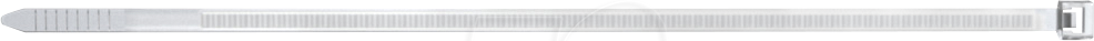 Bild von fischer Kabelbinder BN 2,5 x 120-Hochwertige Kabelverbinder zur einfachen Bündelung von Kabeln und Rohren, transparent-100 Stück-Art-Nr. 87479