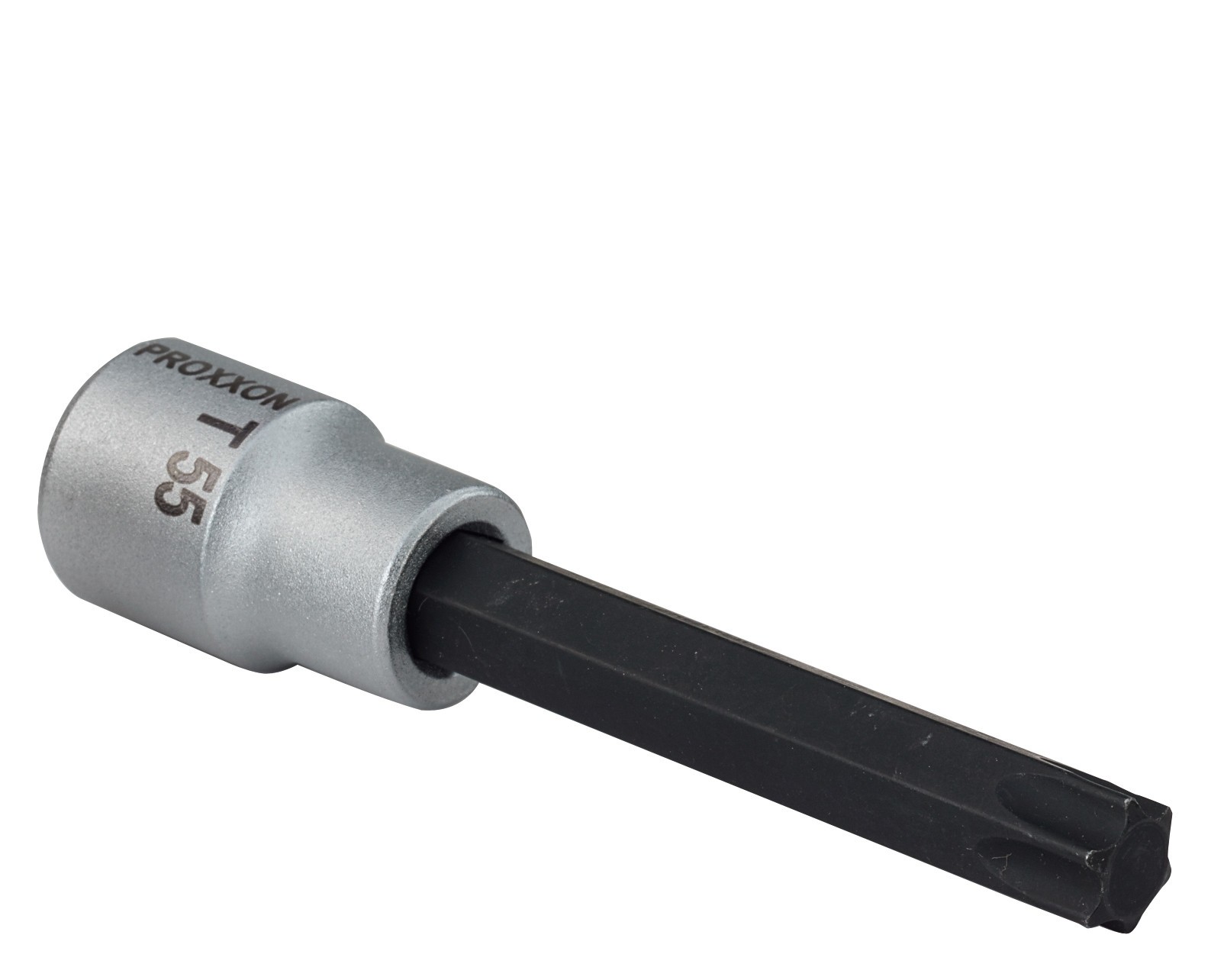 Bild von Proxxon 23488 Torx 20 Einsatz Bit T20 TX20 Antrieb 12,5mm (1/2") Gesamtlänge 55mm Chrom-Vanadium-Stahl