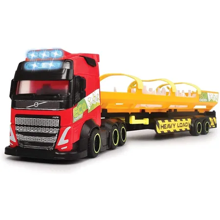 Bild von Dickie Toys – Heavy Load Truck – Schwertransporter, großer LKW mit Anhänger und Windkraftanlage, mit Licht und Sound, Spielzeug für Kinder ab 3 Jahren, Mehrfarbig, 203747011
