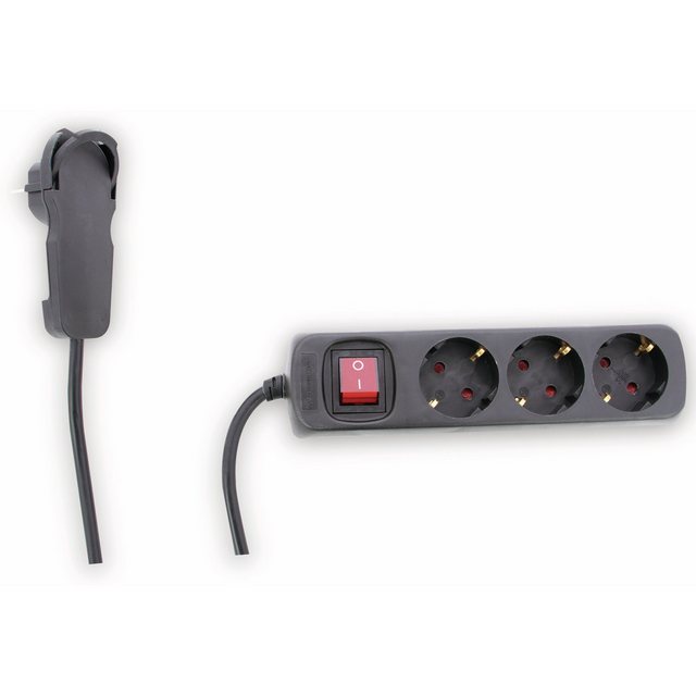 Bild von REV, Steckdosenleiste, Steckdosenleiste 3-fach 5m + Schalter (3 x, CEE 7/3, 5 m)