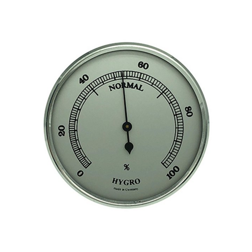 Bild von Selva Technik Hygrometer Einbau-Wetterinstrument Ø 85mm, silber