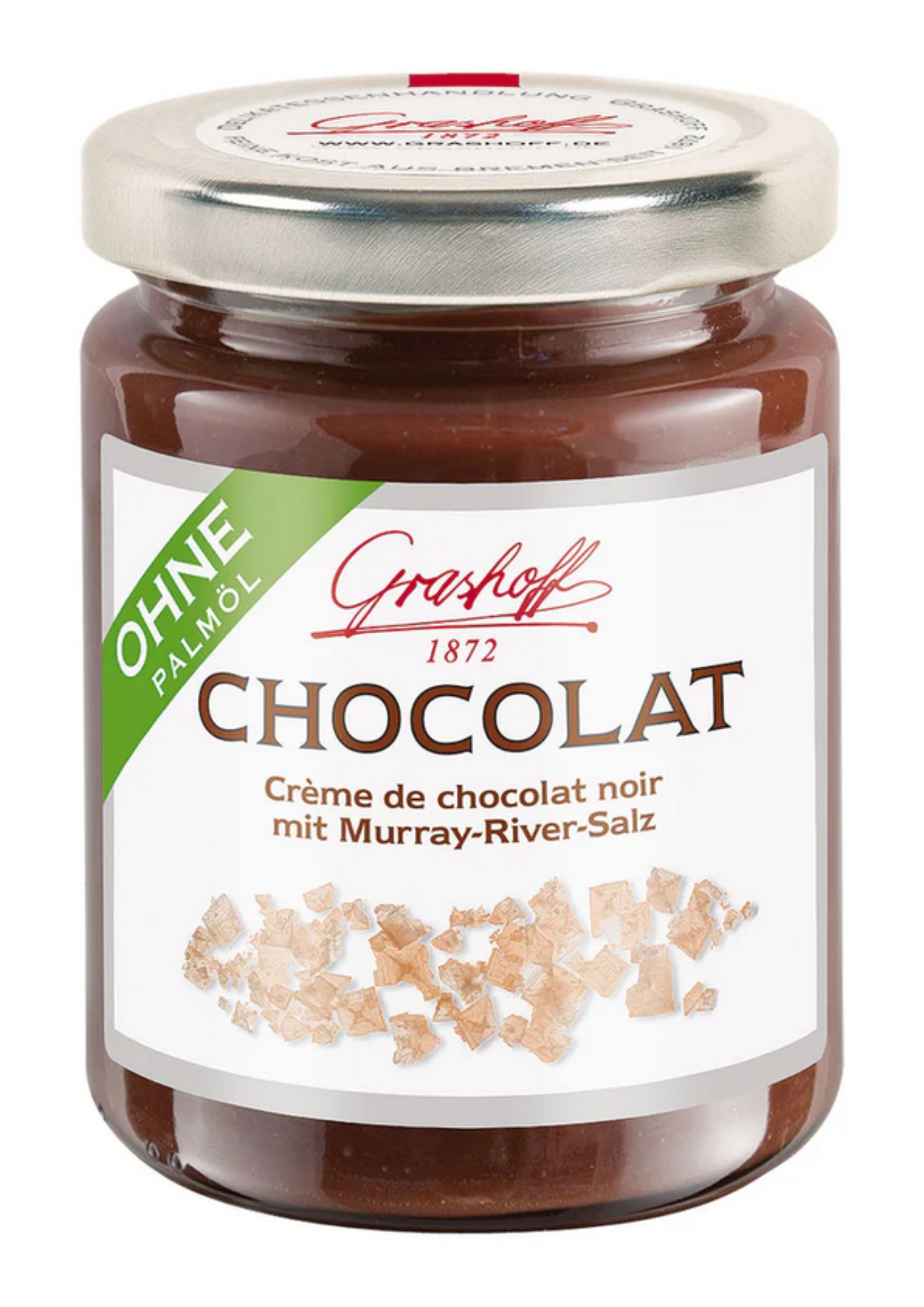 Bild von Schoko-Creme CHOCOLAT mit dunkler Schokolade und Murrey-River-Salz von Grashoff, 250g