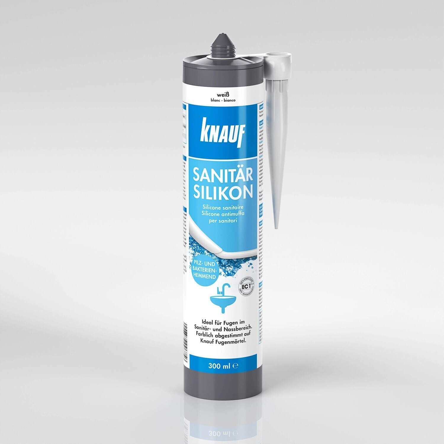 Bild von KNAUF Silikon Knauf Sanitär Silikon weiß 300 ml