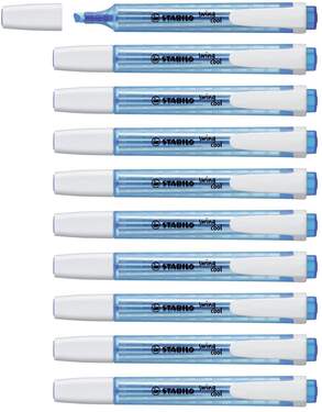Bild von STABILO, Marker, swing cool Textmarker (Blau, 1 mm, 1 x)