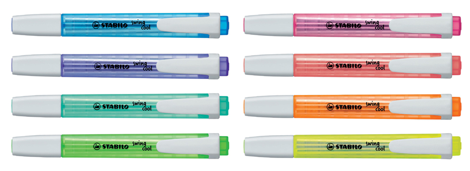 Bild von STABILO Marker swing cool, (1-tlg), leuchtstarker Textmarker