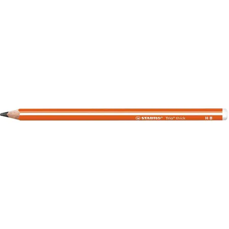 Bild von Bleistift - STABILO Trio dick in orange - Einzelstift - Härtegrad HB